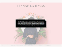 Tablet Screenshot of liannelahavas.com